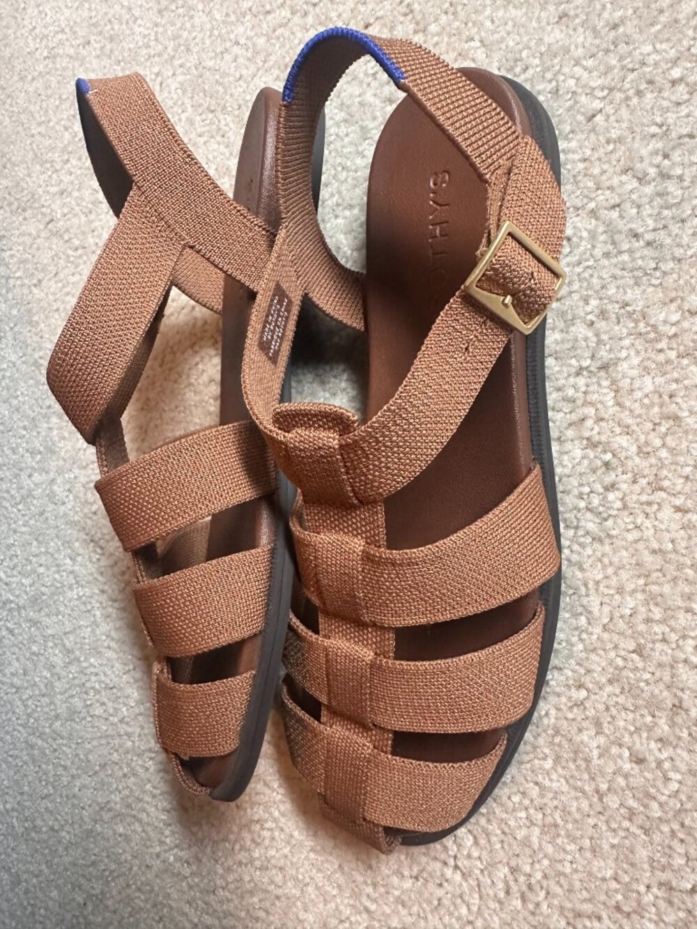 Rothy's Fisherman sandal brown size 9.5! - Picture 5 of 5